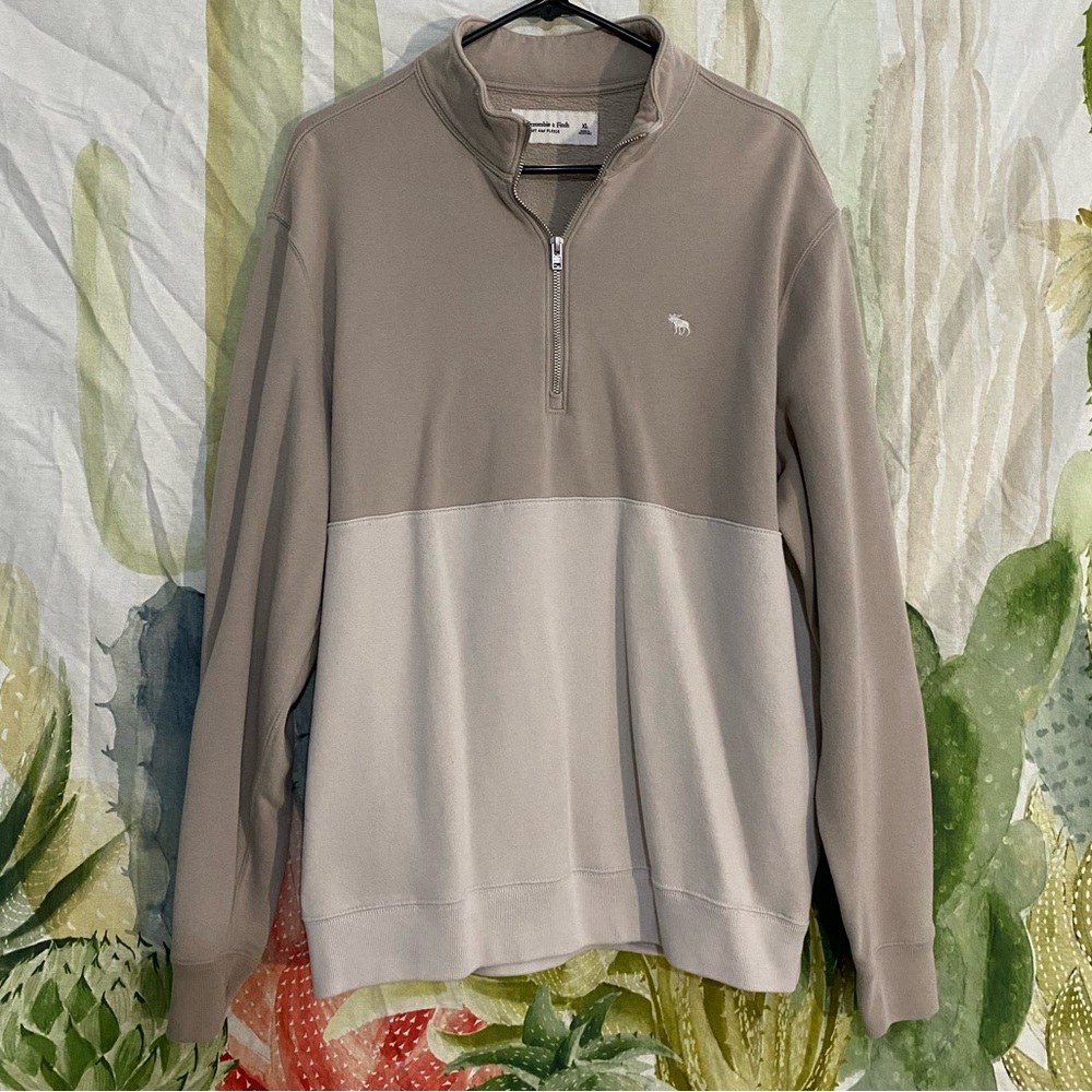 Abercrombie and Fitch quarter zip sweatshirt